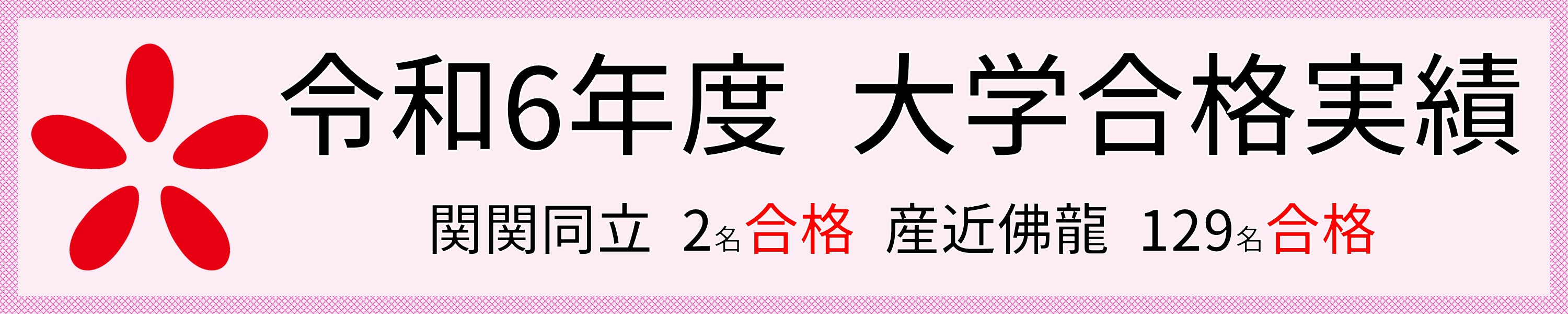 大学合格実績
